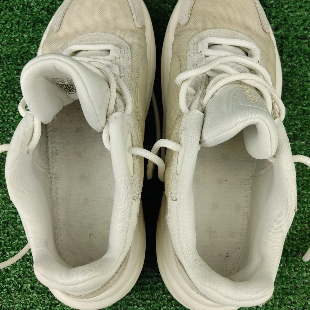 Adidas Sneakers Mens 7.5 Beige Ozelle GX1727 Running‎ Shoes Chunky Mesh Suede
